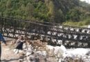 चमोली जिले में निर्माणाधीन बैली ब्रिज का हिस्सा गिरा