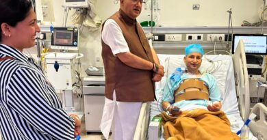 भाजपा पार्षद भूपेन्द्र सिंह कठैत का कैबिनेट मंत्री गणेश जोशी ने जाना कुशलक्षेम