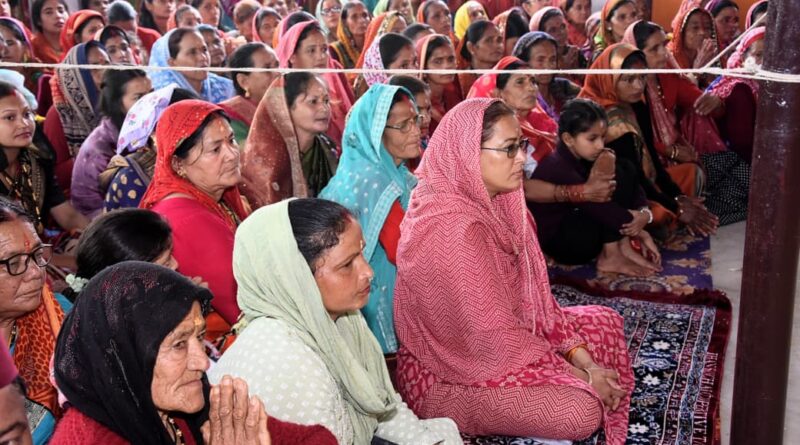 बैशी कार्यक्रम में शामिल हुई कैबिनेट मंत्री रेखा आर्या, प्रदेशवासियों की सुख-समृद्धि की करी कामना 