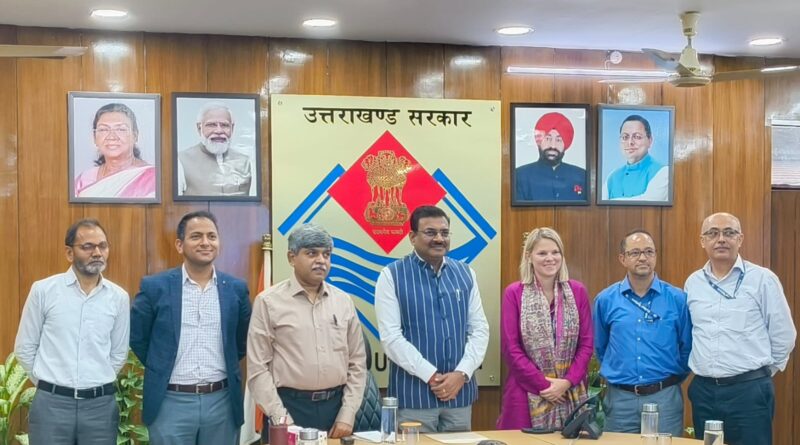 मुख्स सचिव आनन्द बर्द्धन से यूएनडीपी डिप्टी रेजिडेंट रिप्रेजेंटेटिव ईजाबेल ने की शिष्टाचार भेंट
