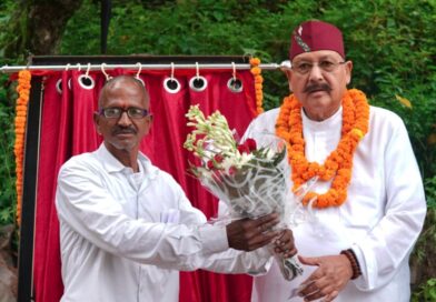 पर्यटन मंत्री सतपाल महाराज ने कुल्हाड में 123.18 लाख के मोटर मार्ग का किया शिलान्यास