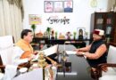 कैबिनेट मंत्री खजान दास ने मुख्यमंत्री धामी से की शिष्टाचार भेंट