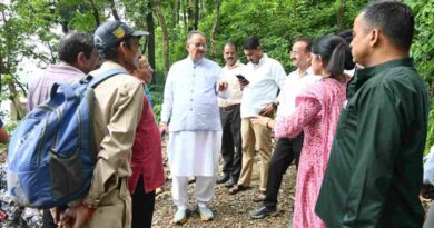 कैबिनेट मंत्री गणेश जोशी ने मसंदावाला में आपदा प्रभावित क्षेत्र का किया निरीक्षण